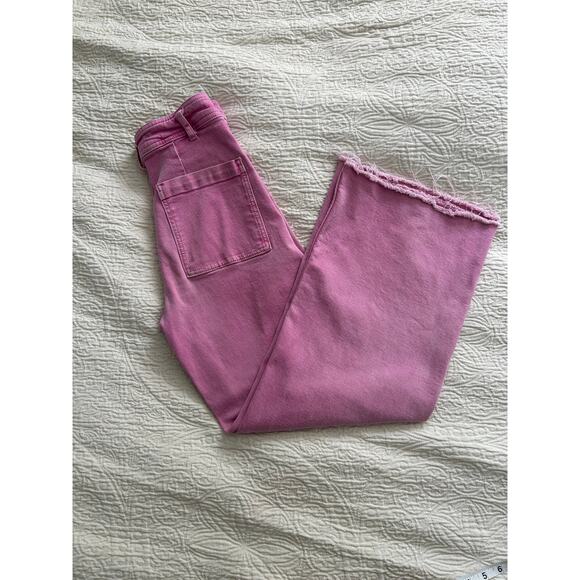 Hot Pink Zara Jeans - Picture 1 of 6
